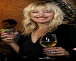 Malin Akerman consuming alcohol